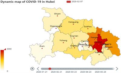 Effects of social factors on the COVID-19 cases and its evolution in Hubei, China